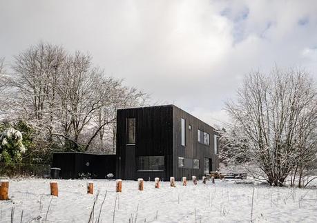 Casa Prefabricada Estilo Minimalista en Tilburg, Paises Bajos