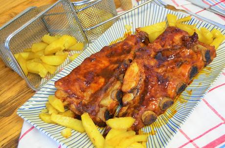 Las delicias de Mayte, costillas en salsa de barbacoa, costillas con salsa barbacoa, costilla con salsa barbacoa al horno, costilla asada con salsa barbacoa, costilla con salsa barbacoa receta, costilla en salsa barbacoa,
