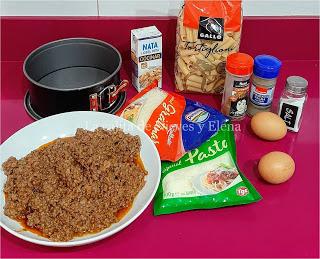 Pastel de macarrones