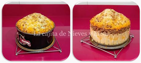 Pastel de macarrones Pastel de macarrones