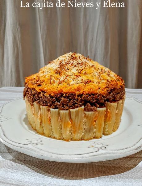 Pastel de macarrones Pastel de macarrones