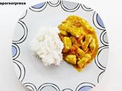 Pollo curry arroz basmati