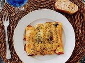 Canelones pollo setas