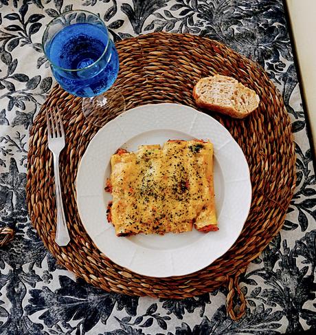 CANELONES DE POLLO CON SETAS