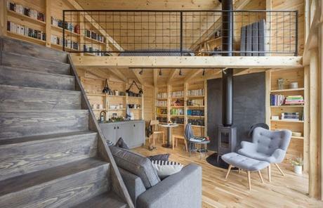 Cabana Rustica en la Reserva Natural de Bialowieza, Polonia