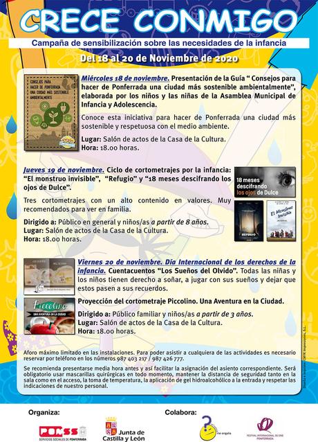 Regresa la campaña “Crece Conmigo” del Ayuntamiento de Ponferrada del 18 al 20 de noviembre Regresa la campaña “Crece Conmigo” del Ayuntamiento de Ponferrada del 18 al 20 de noviembre