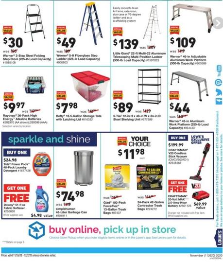 Mejores ofertas de Lowe’s Black Friday 2020 (+ FOLLETO) 🏠🔨 lowes black friday viernes negro 2020 28