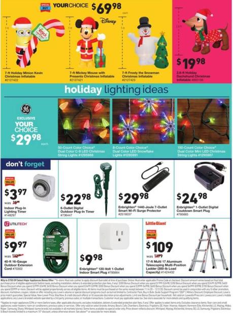 Mejores ofertas de Lowe’s Black Friday 2020 (+ FOLLETO) 🏠🔨 lowes black friday viernes negro 2020 10