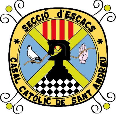 Actual emblema de la Secció d’escacs del C.C. Sant Andreu Emblema de la Sección de ajedrez del C.C. Sant Andreu