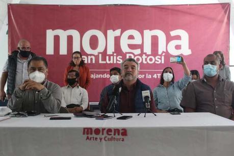 Morena SLP rechaza coalición con Partido Verde