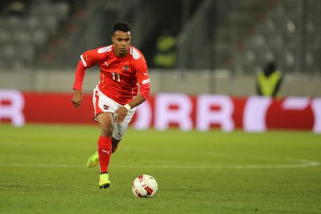 Valentino Lázaro debutó con Austria en 2014.