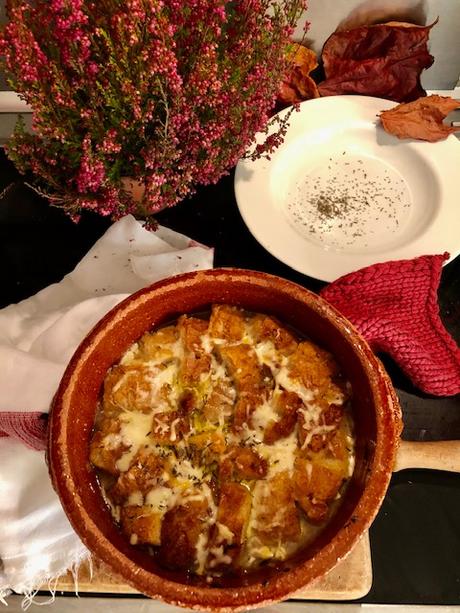 Sopa de Champiñones, mi versión de Jamie Oliver