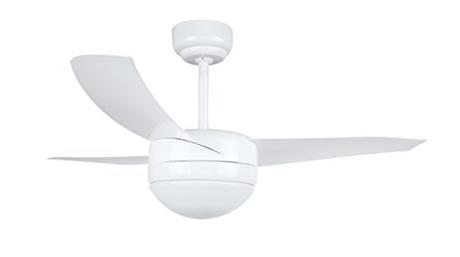 Orbegozo CP 88105 Ventilador de Techo con Mando a Distancia y luz, 3 Palas, 105 cm de diámetro, Potencia de 70 W y 3 velocidades, Blanco