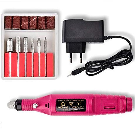 Taladro Eléctrico Profesional Para Uñas, Pulidora De Pedicura, Pulidora, Bolígrafo Para Decoración De Uñas, Cortador De Molino Eléctrico 10W20000Rpm