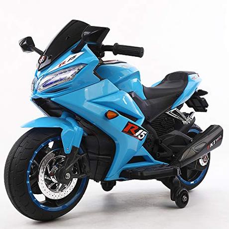 LHFD Motocicletas eléctricas para niños, carros de Juguete Recargables de Tres Ruedas, Bicicletas eléctricas Triciclo con Luces y música, Regalos para bebés de 3 a 8 años