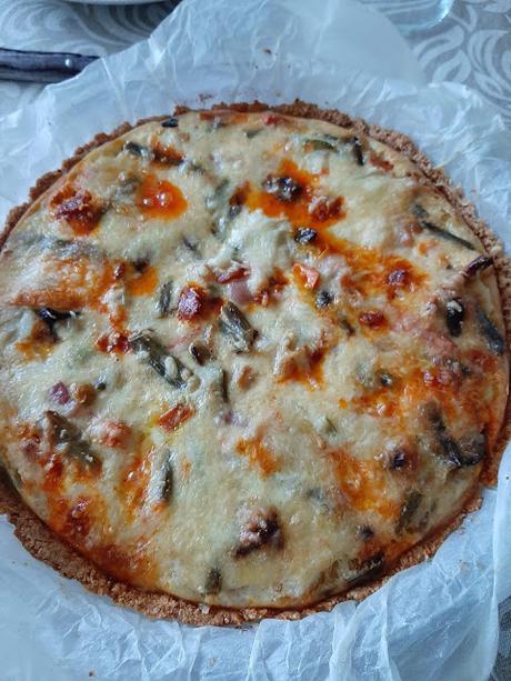 QUICHE DE VERDURAS KETO
