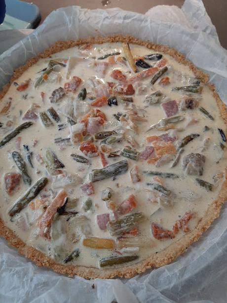 QUICHE DE VERDURAS KETO