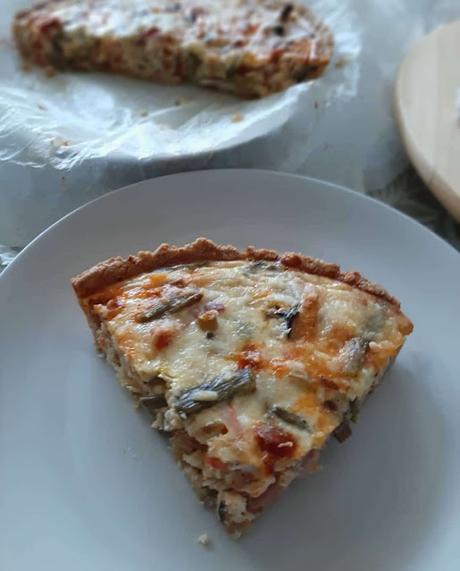 QUICHE DE VERDURAS KETO