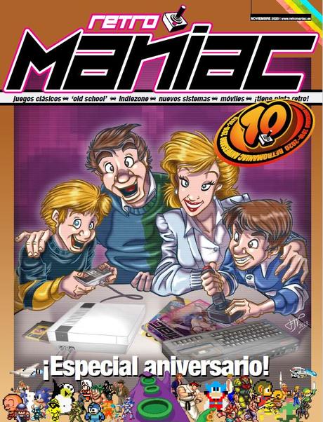 Revista especial 10º Aniversario de RetroManiac Portada_Especial 10 aniversario RetroManiac