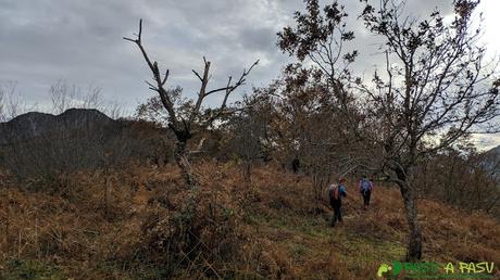 Salida de la cima del Picoretu