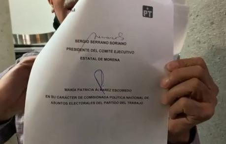 MORENA, Partido Verde y PT van en coalición por la gubernatura de SLP