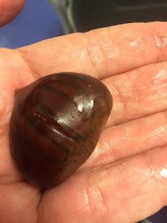 ARROZ INTEGRAL CON CASTAÑAS, BONIATO Y  GRANADA