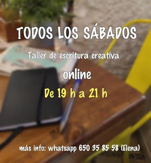 Talleres de escritura creativa online (sábados)