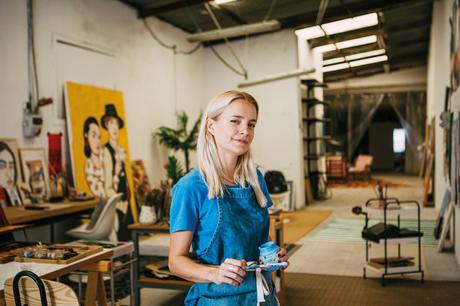 Carla Fuentes y sus pinceles, protagonistas de PRINT 4