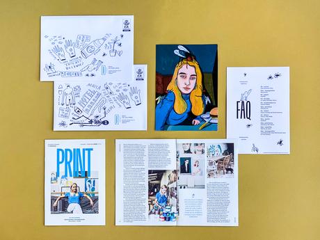 Carla Fuentes y sus pinceles, protagonistas de PRINT 4