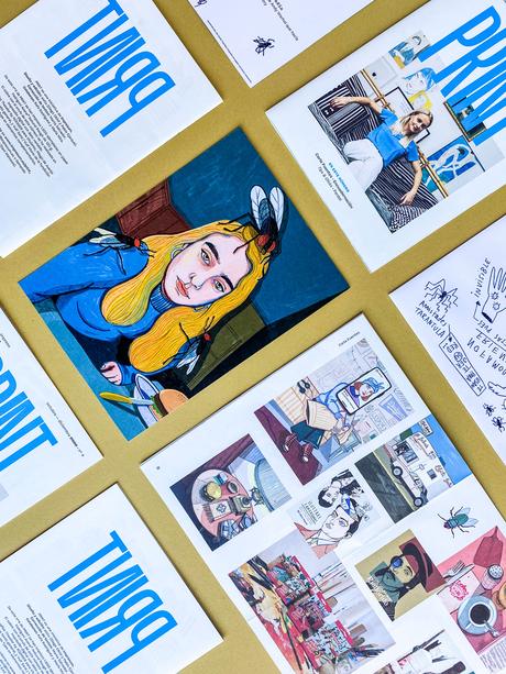 Carla Fuentes y sus pinceles, protagonistas de PRINT 4