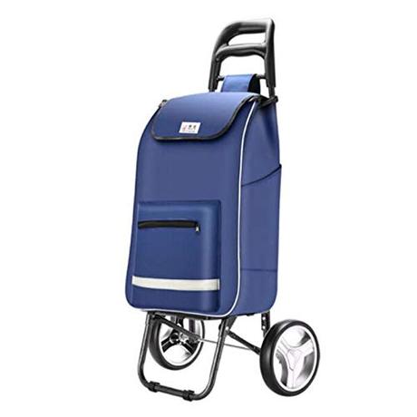 Carro de compra, cual te interesa comprar Multifuncional Plegable Cesta de la Compra Rueda Grande de comestibles Carro Portátil 600D Oxford Tela de Gran Capacidad de Bolsa de la Compra Carrito para Equipaje, Teniendo 100Kg