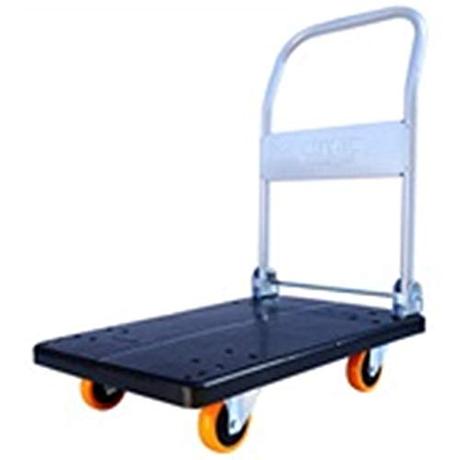 Carro de compra, cual te interesa comprar XXHDEE Carro de casa Plegable portátil Mudo Carro Carro de la Compra Carrito de Equipaje camión Remolque 4 Ruedas Puede soportar Peso 150 kg72x46 cm Silla apilable (Color : A)