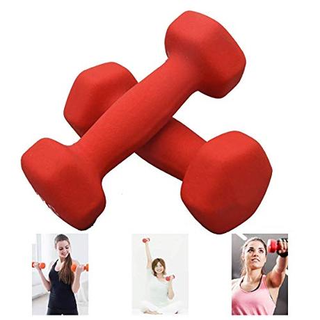 YZ-YUAN Juego de Mancuernas para Ejercicio Juego de Pesas con Mancuernas para Hombres y Mujeres con sólidos para Entrenamiento físico en el hogar, Entrenamiento de musculación, 4KG