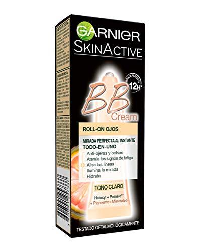 Garnier Skin Active - BB Cream Roll-On Ojos, Crema Correctora y Anti-Imperfecciones, Tono Claro, 7 ml
