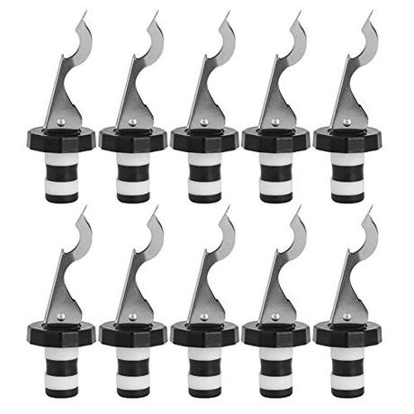 Accesorios del vino, saborea tu momento Andraw Tapón de Botella de Vino Reutilizable, tapón de Vino Duradero, 10 Piezas para el hogar de Accesorios de Cocina de Bar