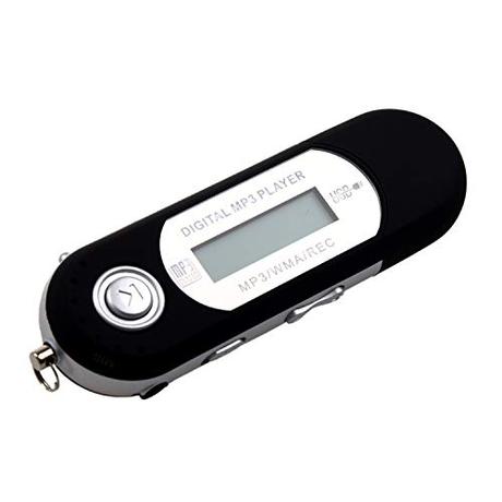 Banbo Música MP3 - Memoria de 8 GB para reproductor de música y radio FM, color negro