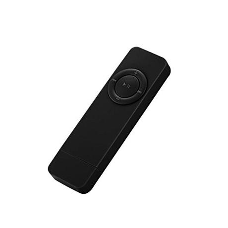 Mifive USB portatil Deporte U Disk Reproductor de Musica Mp3 Compatible con 32 GB Tarjeta TF (Negro)