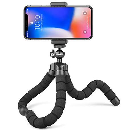 Rhodesy RT-01 Flexible Style Grandes Pulpo Portátil del Soporte del Trípode con Clip Universal para Cualquier Batería de Teléfono GoPro Hero 6 Hero 5 Cámara Xiaomi Yi Acción Cámara