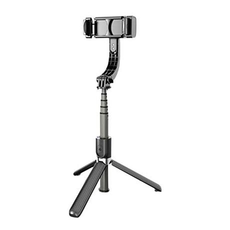 SNOWINSPRING Estabilizador Anti-VibracióN de Mano de un Solo Eje Pan/Tilt L08 Selfie Stick Viene con TríPode