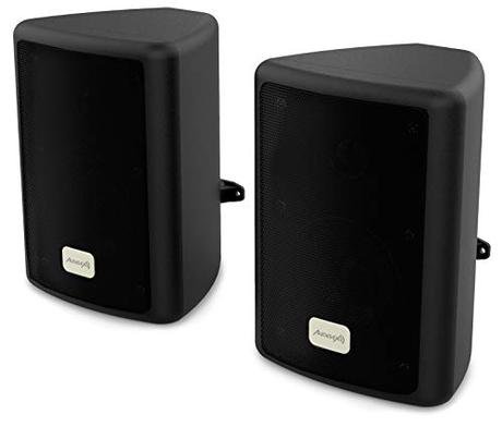 Audibax Pícolo PR-41 Altavoces Estantería HiFi y Sonorización 75 W con soporte de Pared Incluido. Pareja