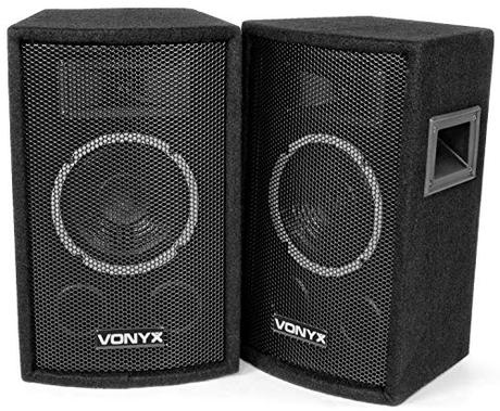 Skytec SL6 - Altavoces (Universal, De 2 vías, Piso, 150 W, 250 W, 55-20000 Hz)