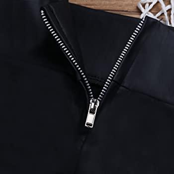 Falda De Cuero Negra Para Fiesta