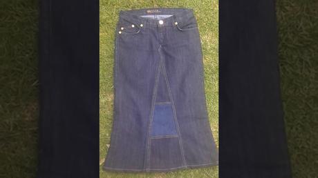 Falda Mezclilla Larga