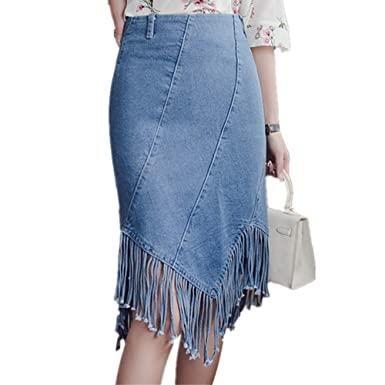 Falda Mezclilla Larga