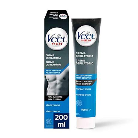 Veet for Men Crema Depilatoria para hombre - Piel Sensible 200 ml