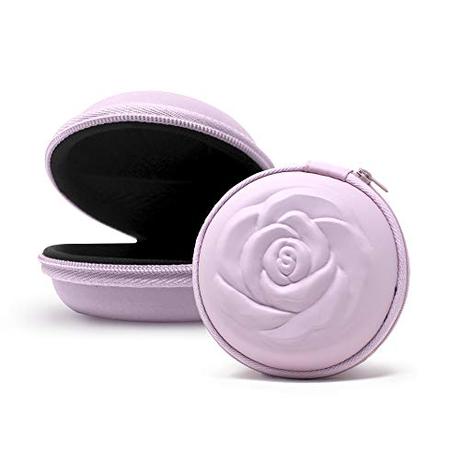 Copa menstrual, respetuosa con tu cuerpo Sileu Case - Estuche para copas menstruales - Ideal para llevar tu tampón o copa menstrual de forma elegante y discreta en tu bolso o para viajes - Grande, 10 cm - Rosa