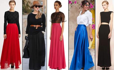 Maxi Falda Negra Para Fiesta