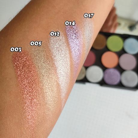 Paleta con sombras Wynie mono 15