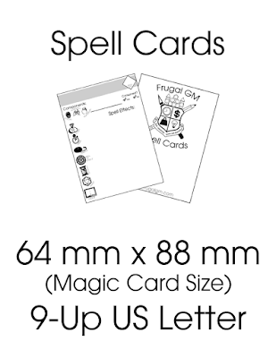 Generic Spell Effect Cards, de Frugal GM