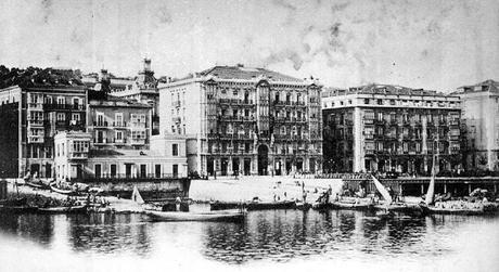 Santander, finales del siglo XIX: Dársena de La Ribera Santander, finales del siglo XIX: Dársena de La Ribera